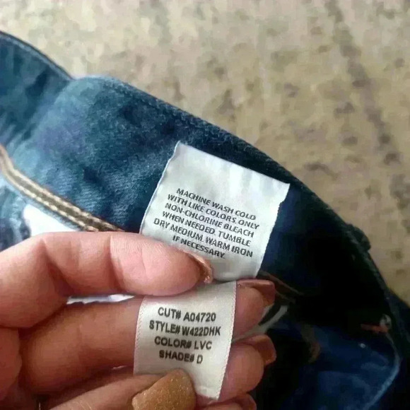 Hudson Womens Dark Wash Collin Mid-Rise Skinny Jean 27 - Picture 9 of 15